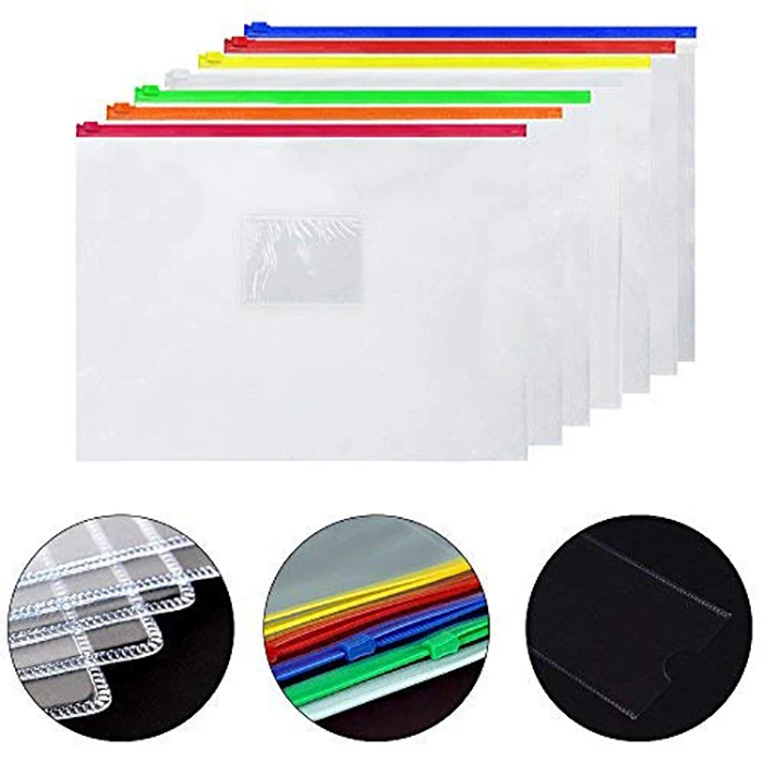 
Top quality very cheap clear plastic A4 document case 