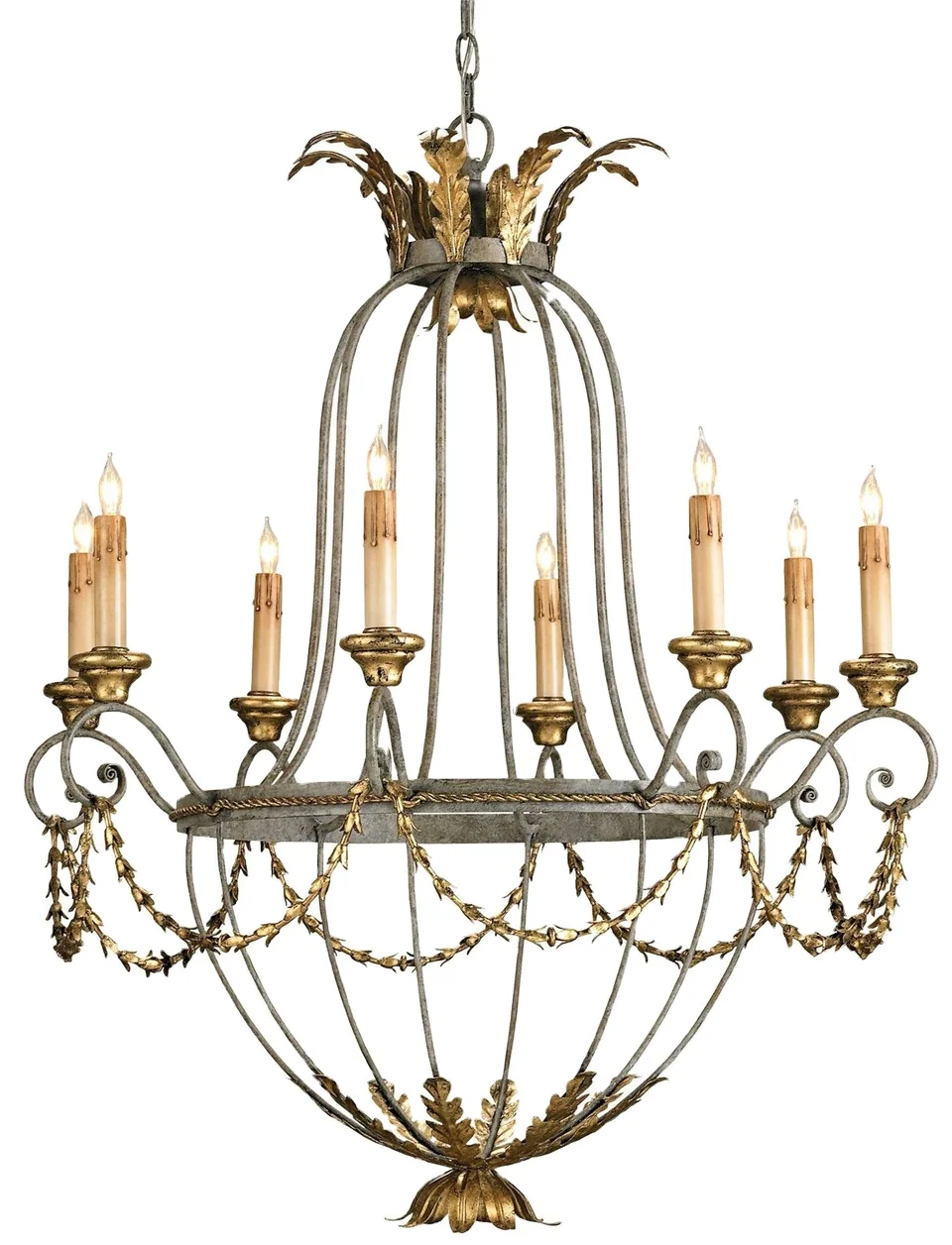 American country candle chandeliers lights living room dining room French bedroom villa clothing store gold loft lamps