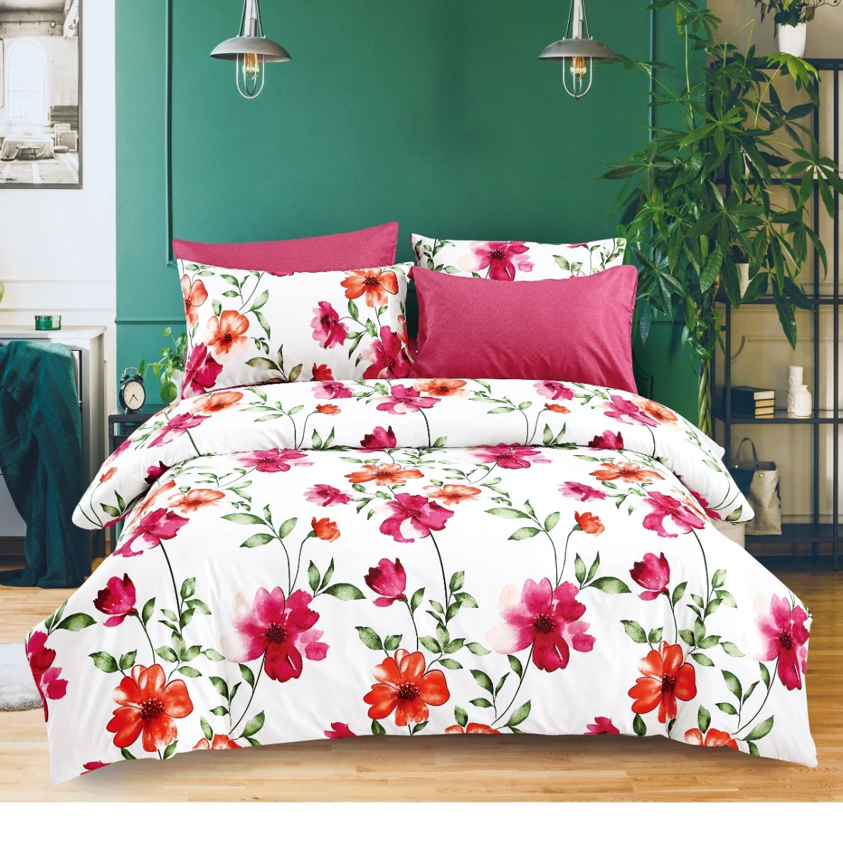 custom bed sheets duvet cover set cotton bedding set