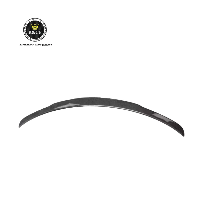 BS style Carbon Fiber Rear Trunk Spoiler For Mercedes Benz C63 W205 C180 C200  Coupe Sedan