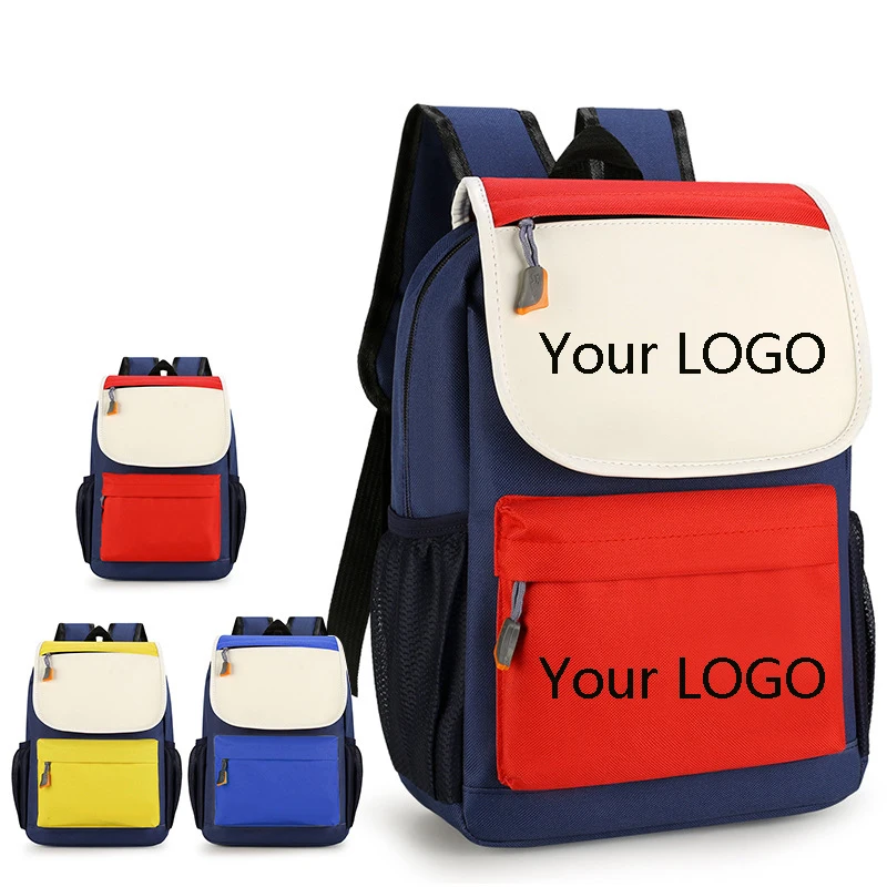 Custom logo bookbag gift promotion school backpack manufacturer back packs for kids