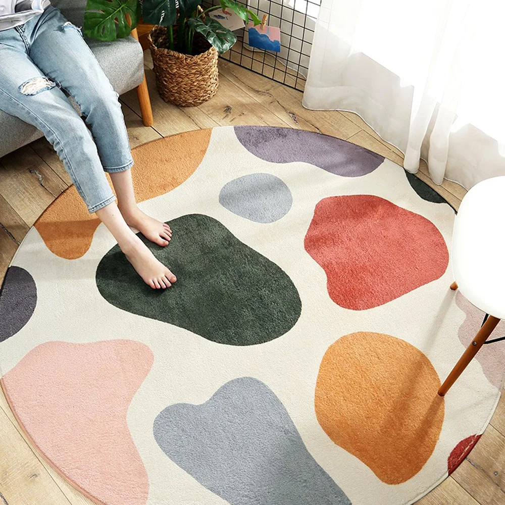 Customized persian round floor carpet rugs for living room carpet