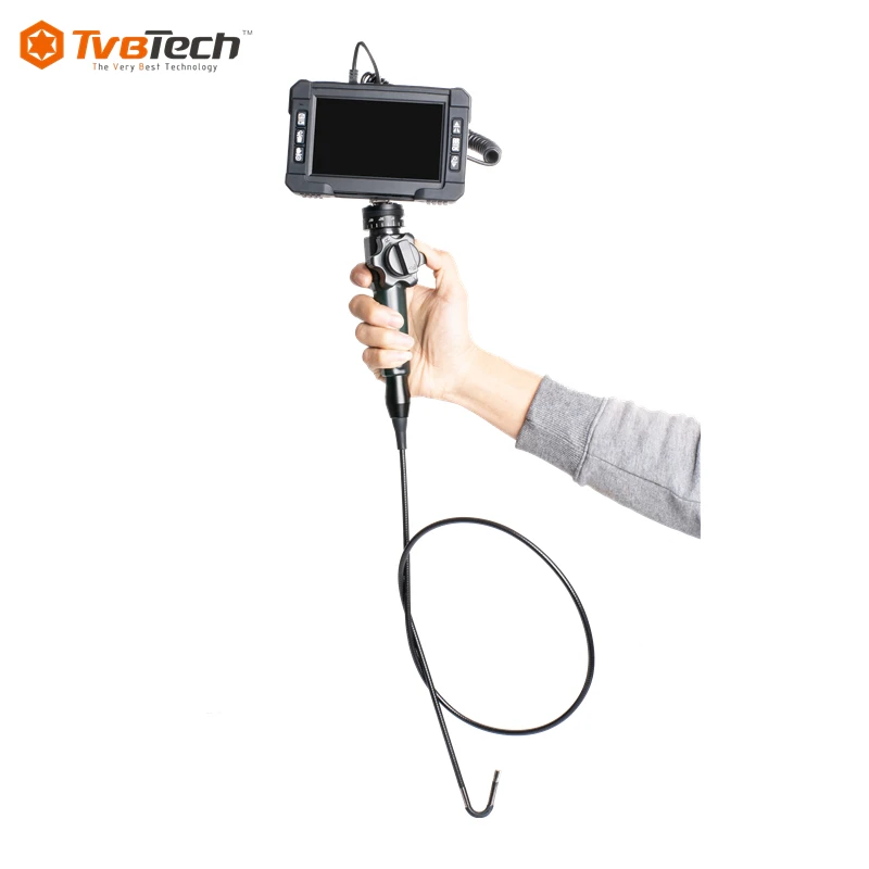 Industrial Endoscope Camera with Articulating Camera Tube Inspection