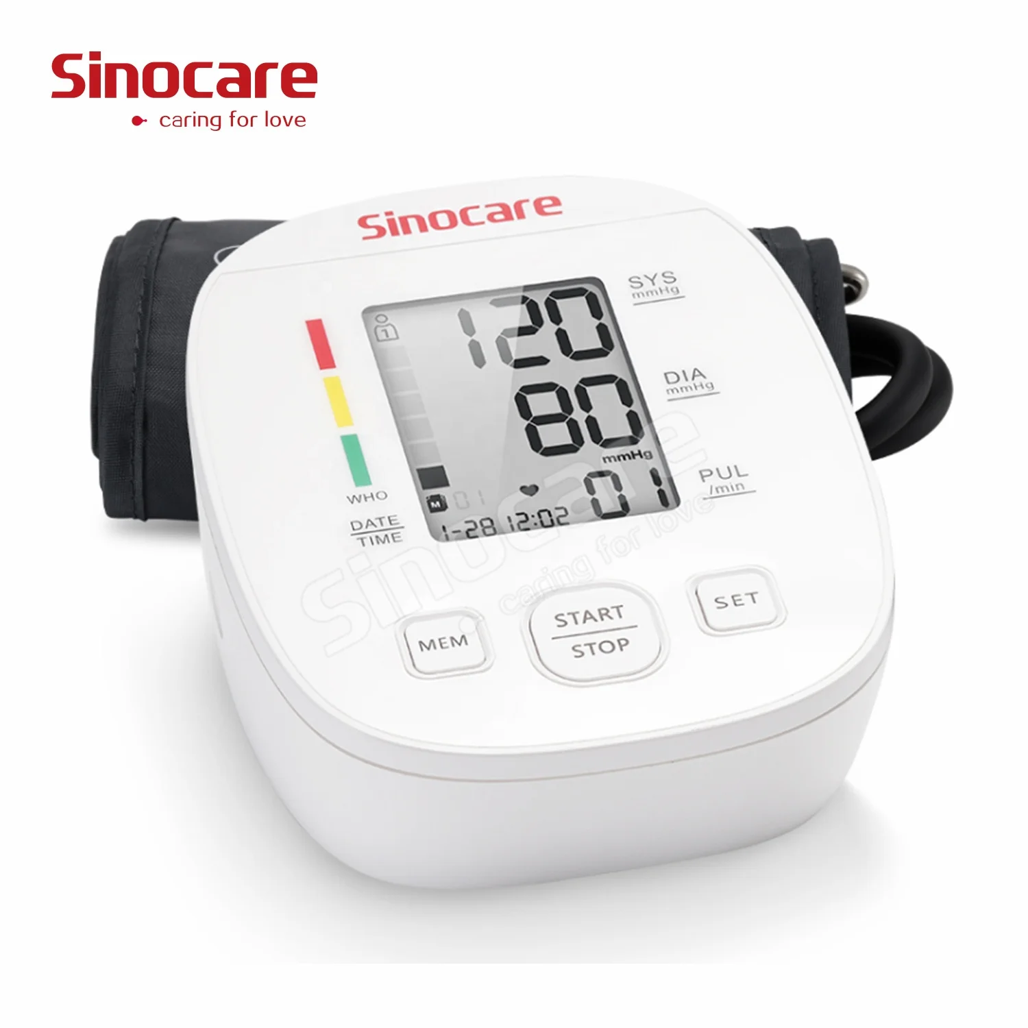 Sinocare Rechargeable Free Blood Pressure Check Machine Digital Blood Pressure Meter Arm Blood Pressure Meter Monitor BP