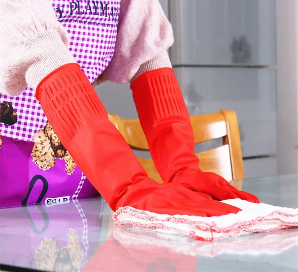 Cold/Heat Resistant Cleaning Waterproof Top Quality Latex Gloves China Manufactures for Cleaning House