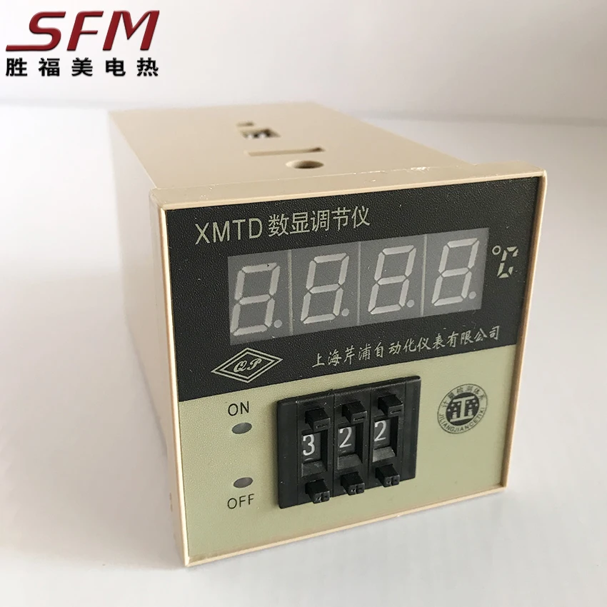 SFM  XMTD Series Dial Code 0-600 Celsius Degree K J PT100 AC 220V 72*72 mm Electronic Digital Temperature Controller Thermostat