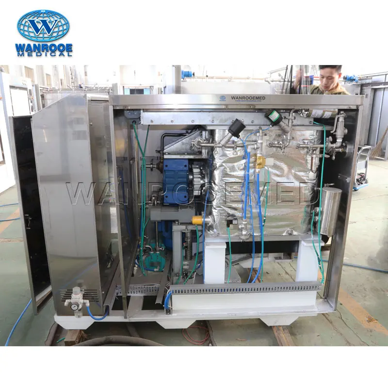 Китайский автоматический паровой стерилизатор для Шредера с управлением PLC, автоклавная машина для медицинских отходов