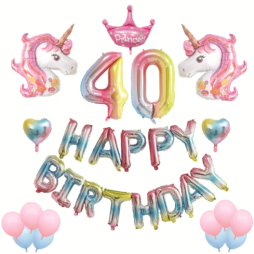 Rose Gold 30th Birthday Decorations Party Supplies Gifts for Women Dirty 30 Birthday Supply Kit Number 30 Foil Balloons