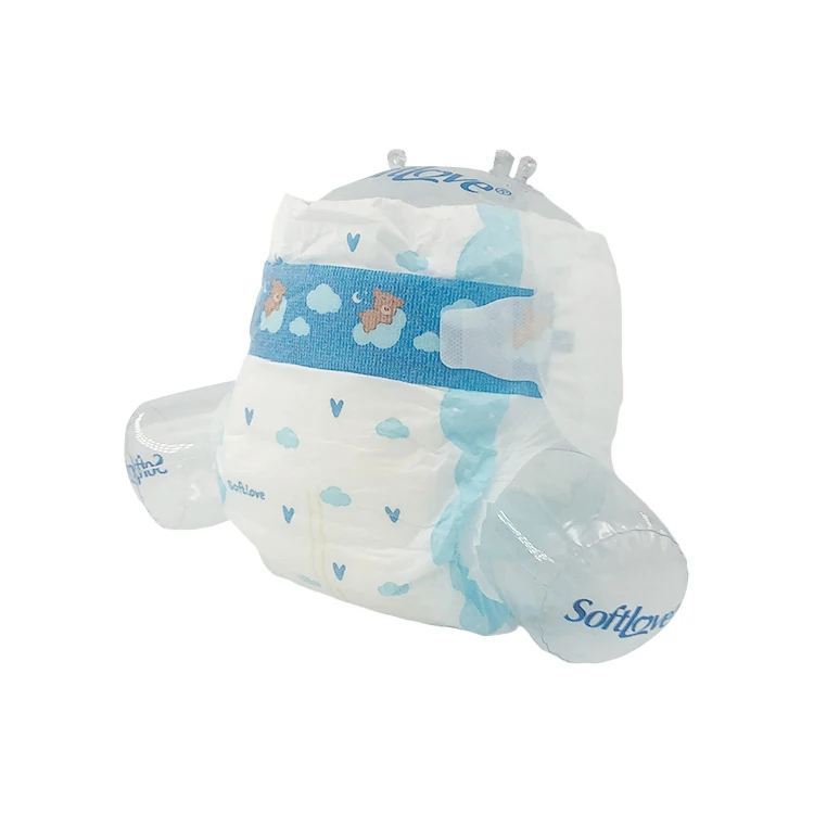 Softlove OEM Pampering Baby Diapers Huge Absorption Soft Baby Diapers