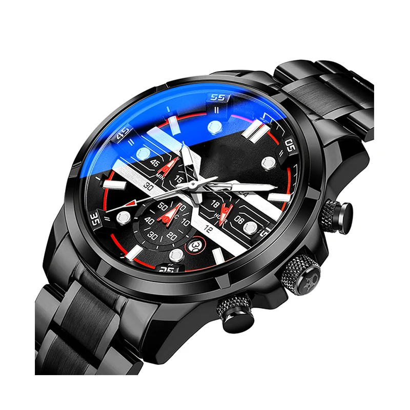 2021 Роскошные автоматические мужские часы с логотипом под заказ, модные спортивные часы curren с кожаным ремешком для мужчин