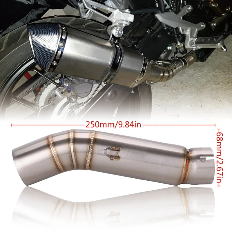 Оптовая продажа высокое качество средняя труба CBR500 CBR500R CB500F CB500X выхлопные трубы дешевая выхлопная