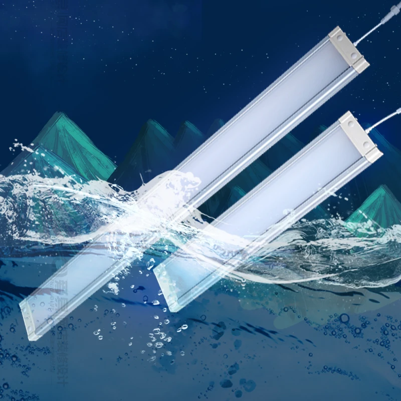 China factory sale customize logo ip65 tri-proof linear t8 led twin tube light