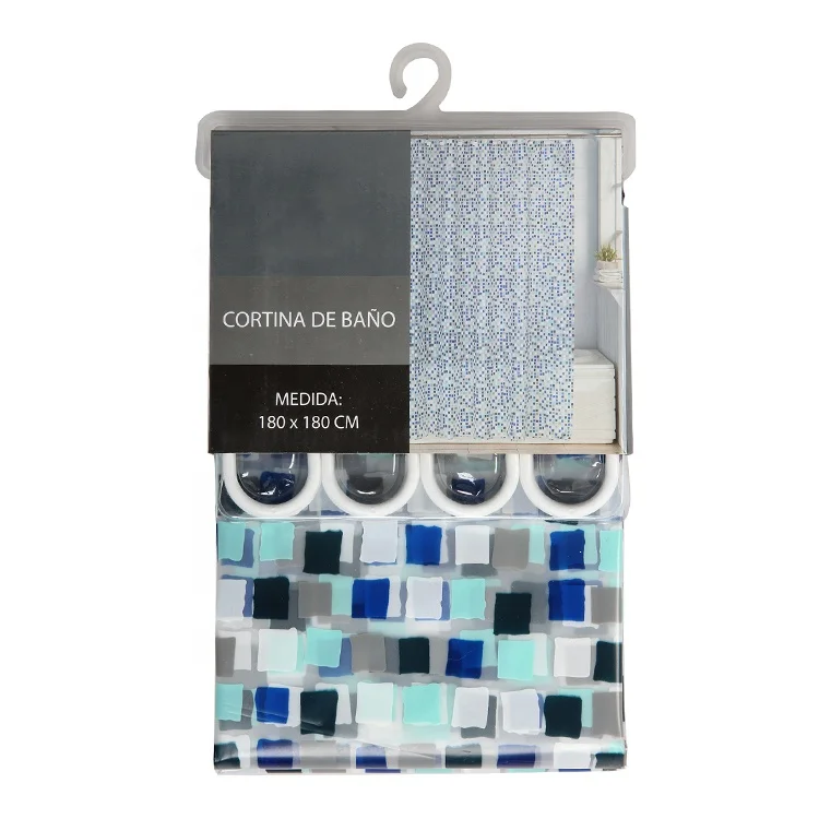 Chinese Supplier Wholesale Good Quality Fabric Polyester PEVA Shower Curtain