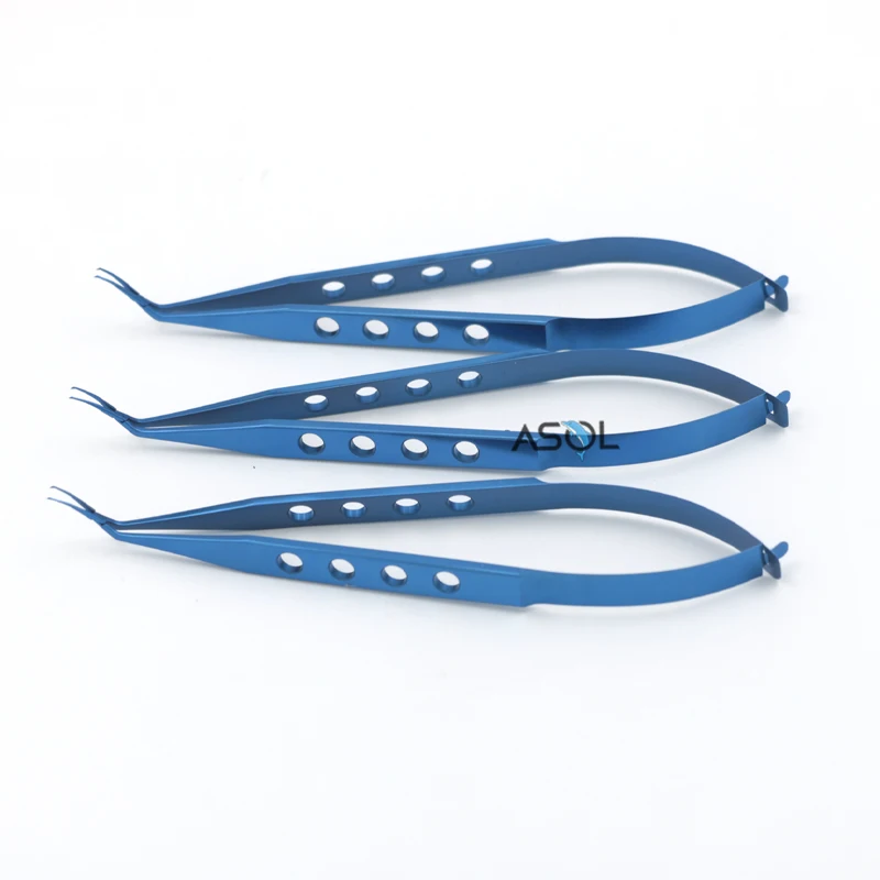 Titanium reusable ophthalmic instruments capsulorhexis forceps for incisions down to 1.8mm
