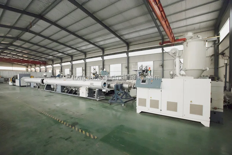 Экструзионная линия для производства труб газо-водаснабжения с большим диаметром из ПЭ