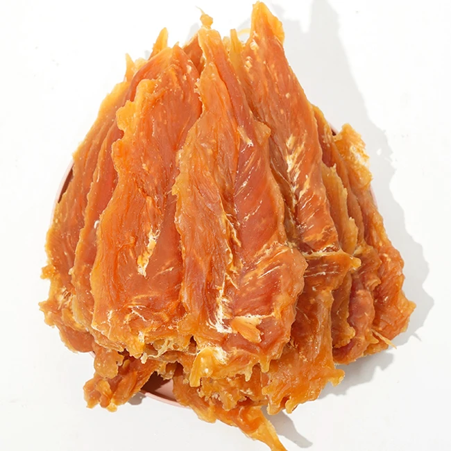 OEM ODM China manufacture (supplier) unique oriental healthy Chicken jerky individual Dried Chicken Strip pet snack