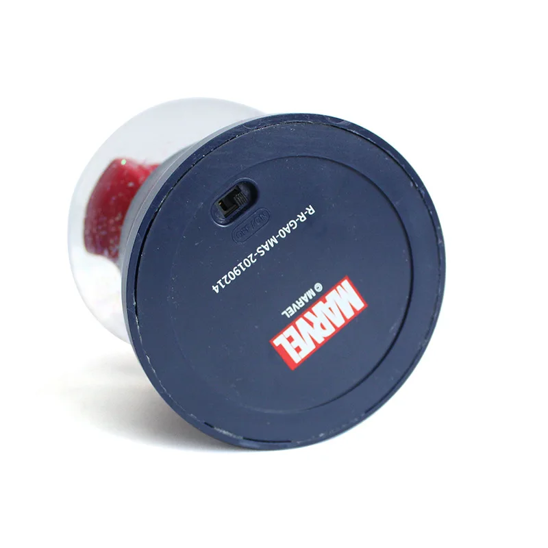 Superhero Movie Colorful change super man head souvenir Automatic snow globe