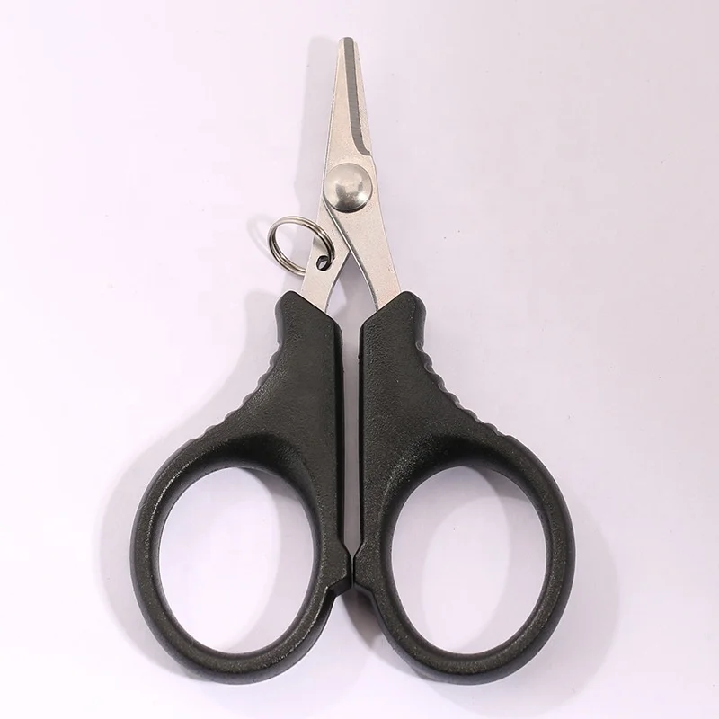 Fishing Scissors Portable Serrated Outdoor Mini Scissors With ABS Handle Stainless Steel Line Cutter Scissors Tools Shears