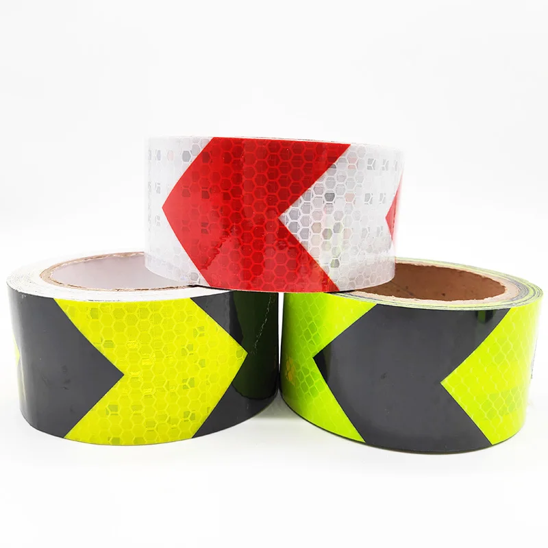 983 Reflector Sticker Red Reflective Safety Warning Tape Customized Conspicuity Adhesive Reflective Tape For Truck Vehicle