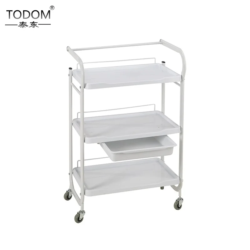 Wholesale custom facial furniture furniture spa white hairdressing cart beauty hair salon trolley