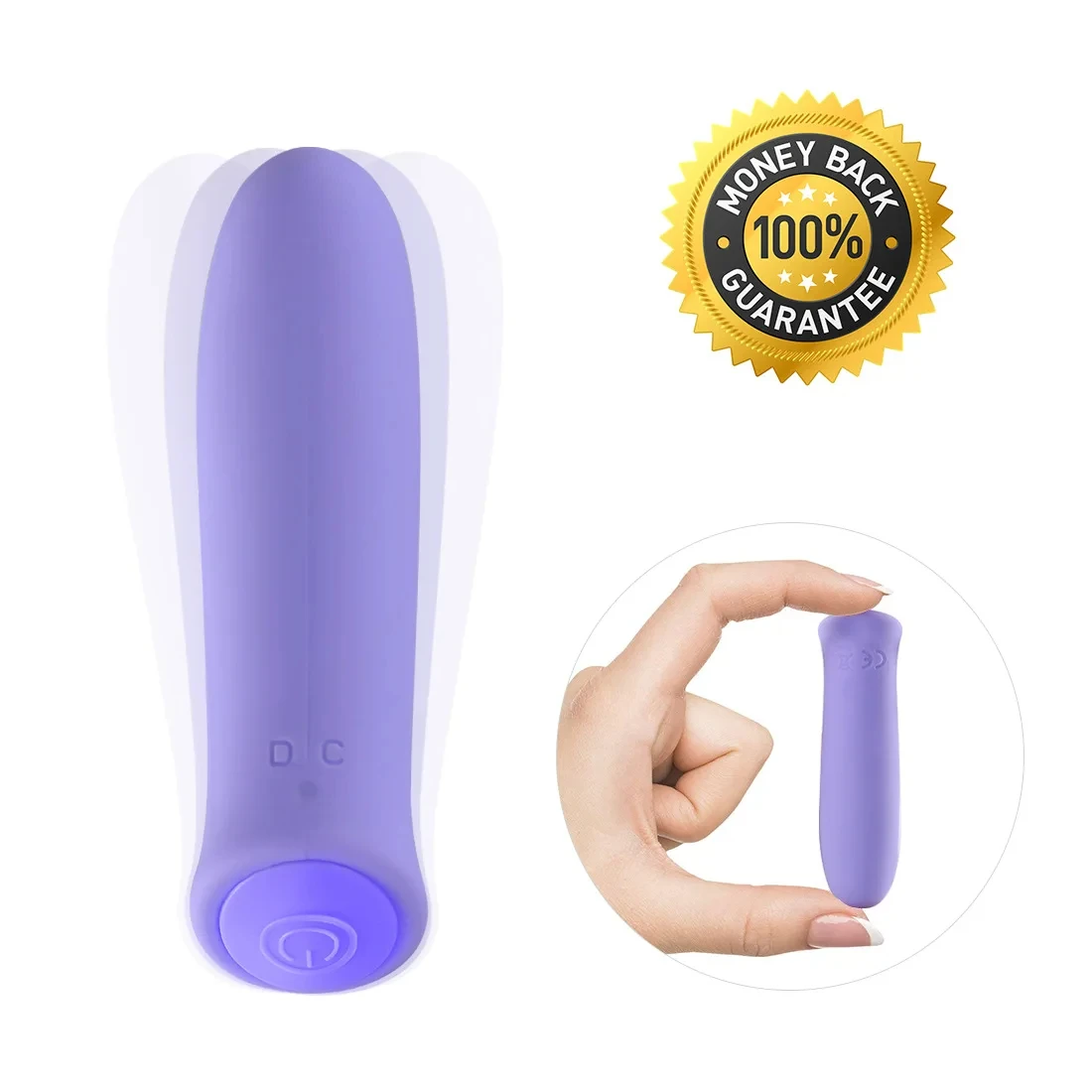 LOVE Silicone purple mini bullet g spot vibrator 7 mode vibrating vibrator for woman