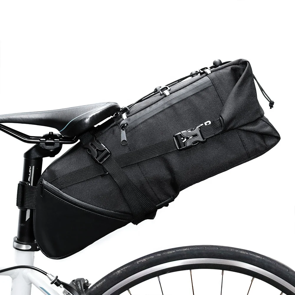 Top Seller 2019 Cycling Reflective Waterproof Bike Rear Bag Bicycle Tail Bag 10L