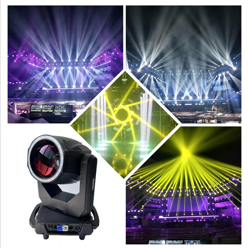 Factory offer directly  295 sharpy beam moving head light with led strips for stage wedding and bar use