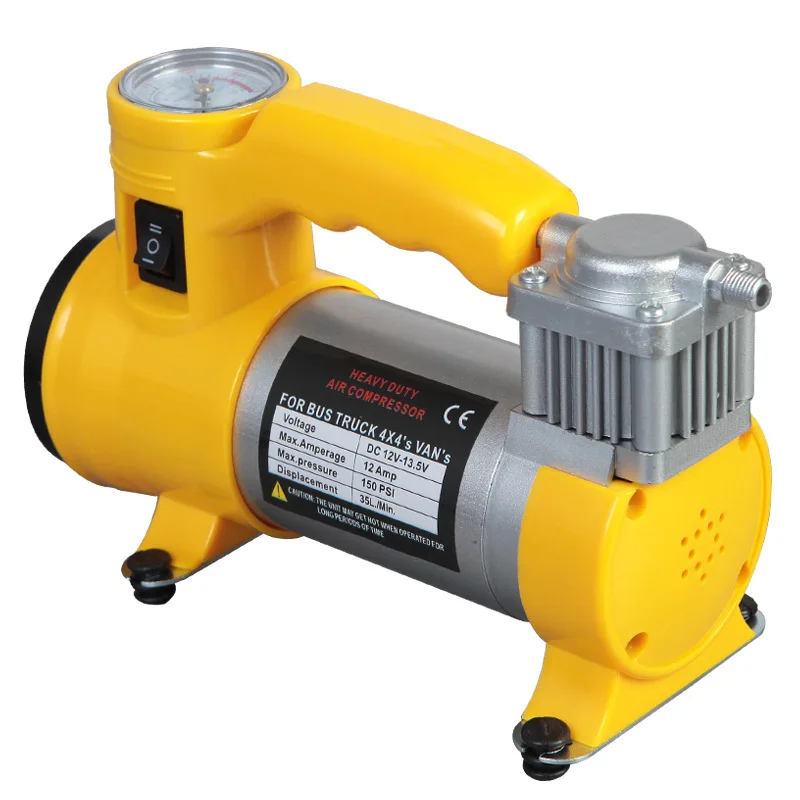 Car Accessories 12v Heavy Duty Portable Metal Air Compressor Air Pump