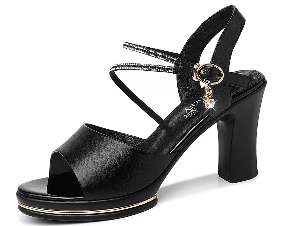 Hot Wholesale Shoes Women Sandals Sexy Crystal 14 Cm High Heels Ladies 4 Cm Wedge Platform Sandals Stripper Shoes Clear Custom