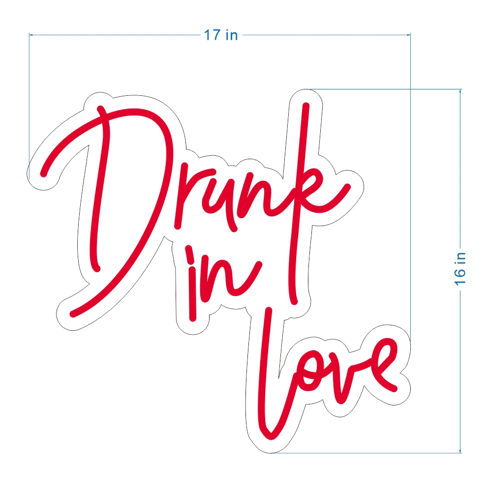 Factory Cheap Price The World Is Yours Bar Drunk In Love Neon Sign neon lamp