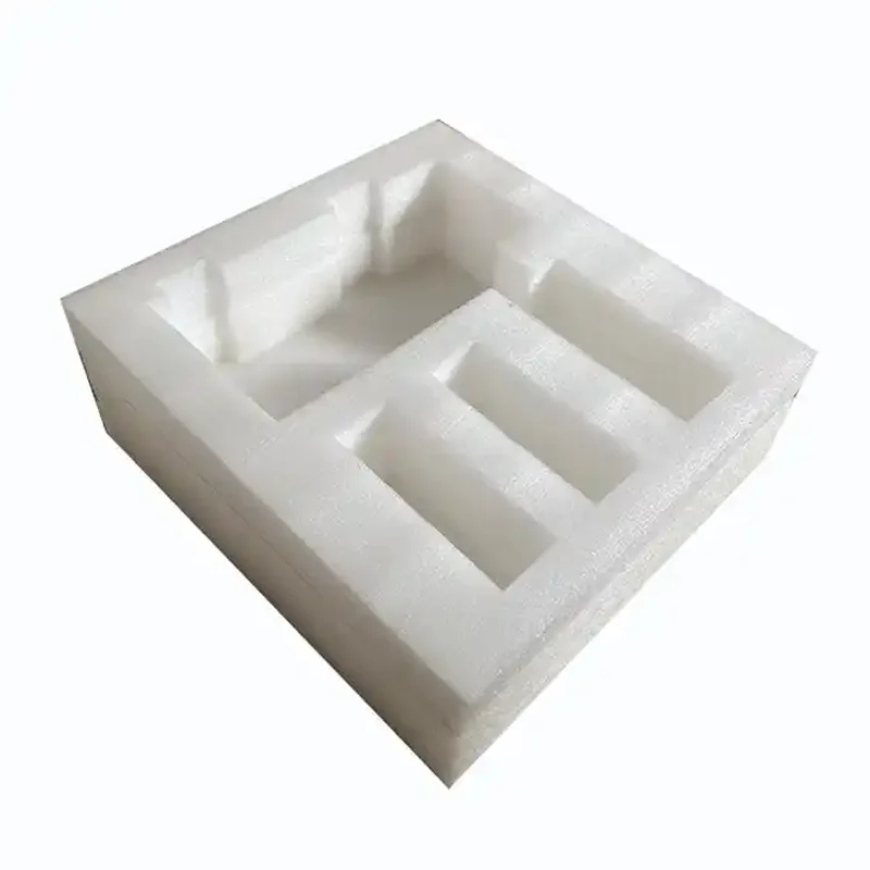EPE red white  custom EPE Kaizen foam Easy to cut insert ESD