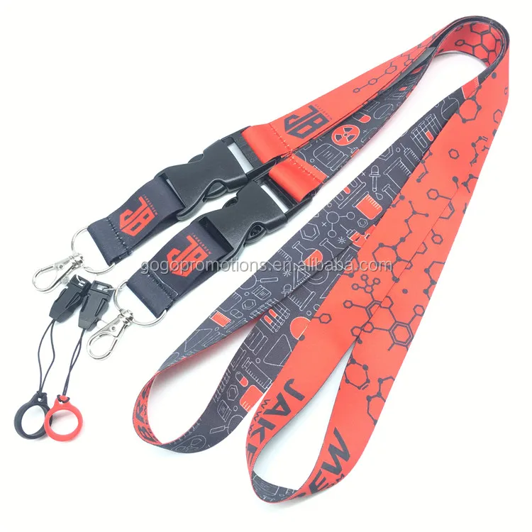 Free Gift To Customer Fashion Lanyard Pen Holder Neck Strap With Rubber O Ring Various Sizes