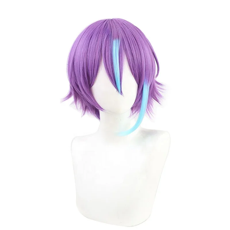 Wholesale 35cm Short Project Sekai Colorful Stage Feat Miku Anime Kamishiro Rui Cosplay Wig Synthetic Heat Resistant Wig