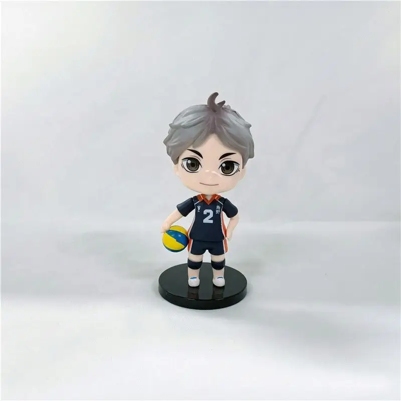 8pcs/set Haikyuu Anime Figure Kenma Kozume Shoyo Hinata Action Figure
