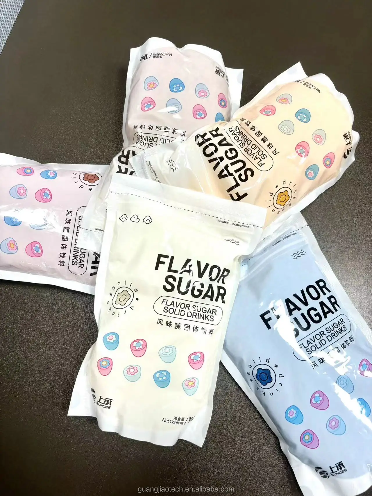 Flavored and Sweets Colored Commercial Cotton Candy Sugar for Cotton Candy Vending Machine