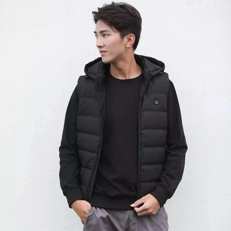 Youpin PMA Graphene Heating Vests Men Women Winter Electric Thermal Clothing Waistcoat Jacket For Outdoor Sports Winter Coat