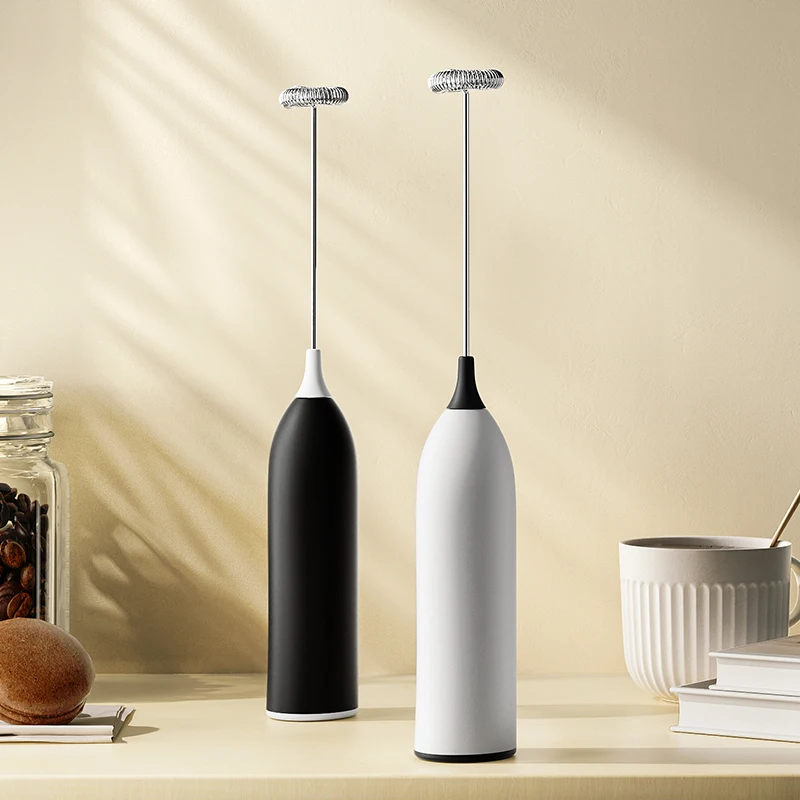 2023 Новое поступление перезаряжаемый автоматический ручной вспениватель молока Usb из нержавеющей стали Электрический вспениватель молока