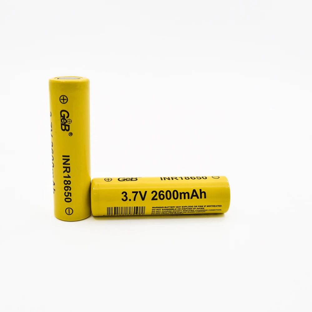 GEB 18650 3500 mAh Rechargeable Battery Lithium 3.7V 3500mAh 18650 For Laptop Toys 18650 Battery Pack