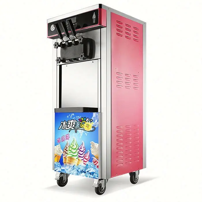 Commercial 3 Flavor Soft Ice Cream Machine For Sale