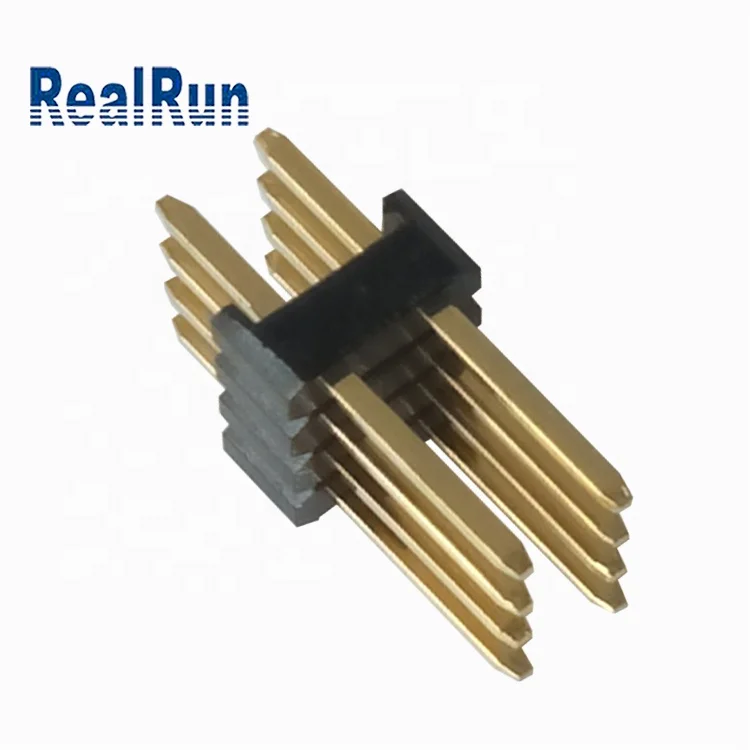 
2.54mm 8pin socket PCB double row straight male pin header connector  (62338191006)