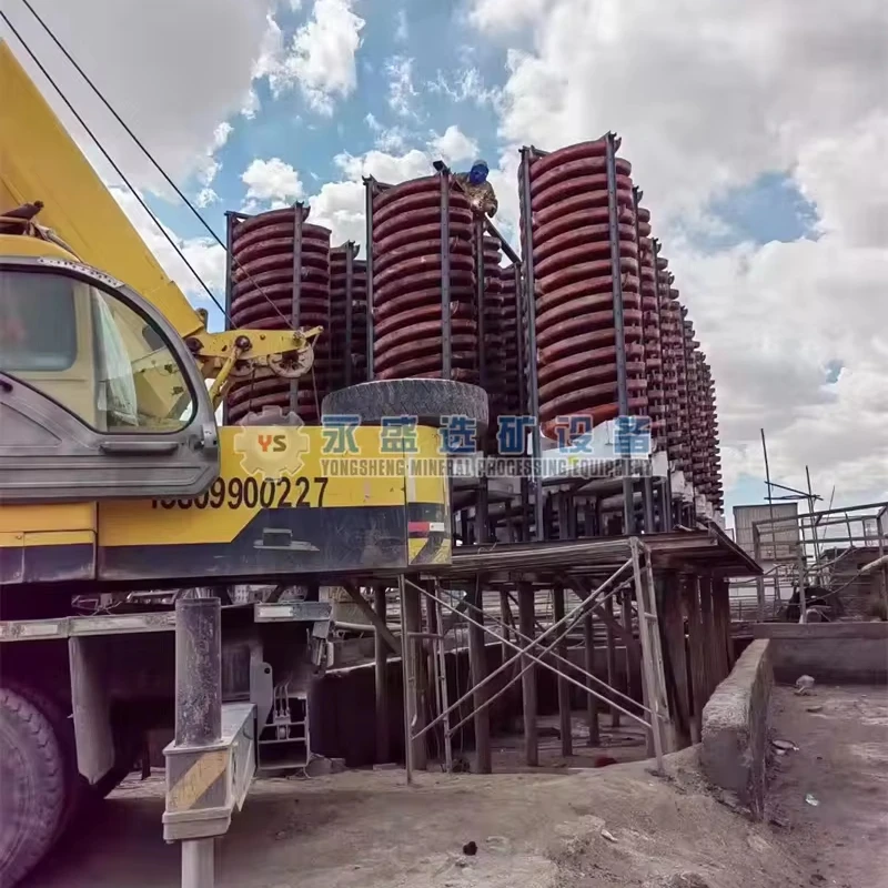 China JX 5LL High Performance Save Water And Energy Select Gold Iron Ore Spiral Chute concentrator mineral separator Equipment