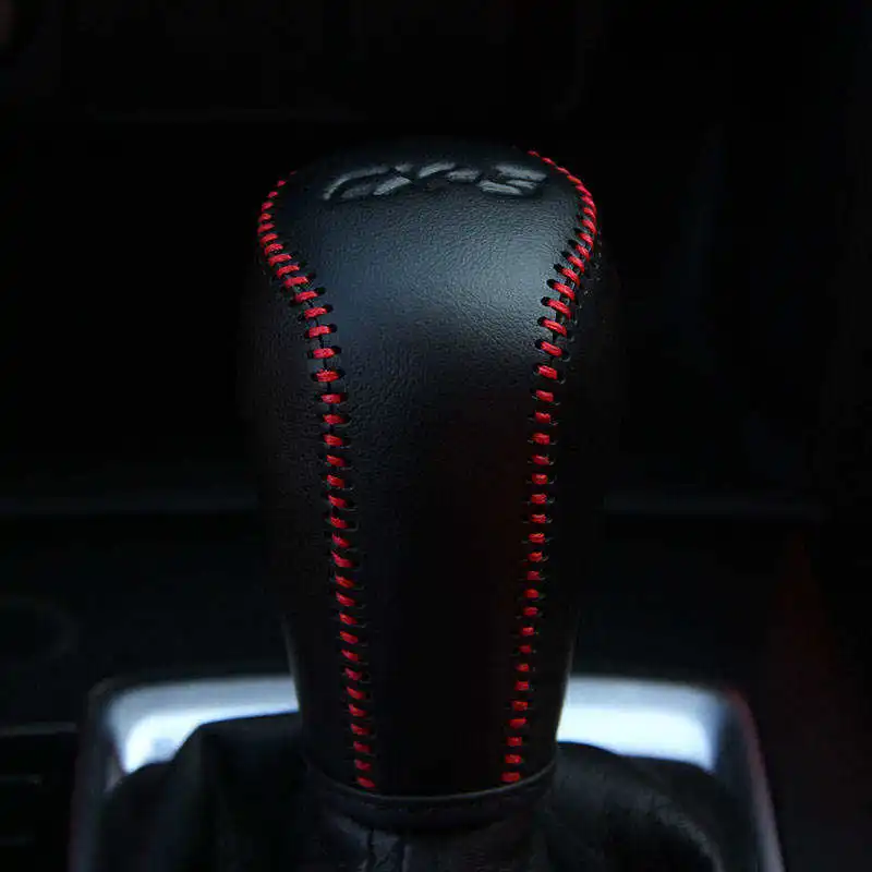 Wholesale customized  car gear shift hoddie leather car gear knob for Mazda cx-5 knob shifter dust boot