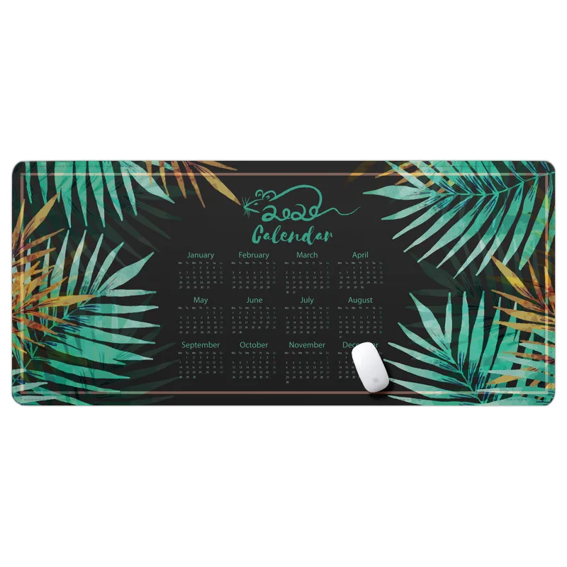 
BUBM Manufacturer Custom Rubber Mutispandex Calendar 2020 Mouse Table Desk Pad Mat 
