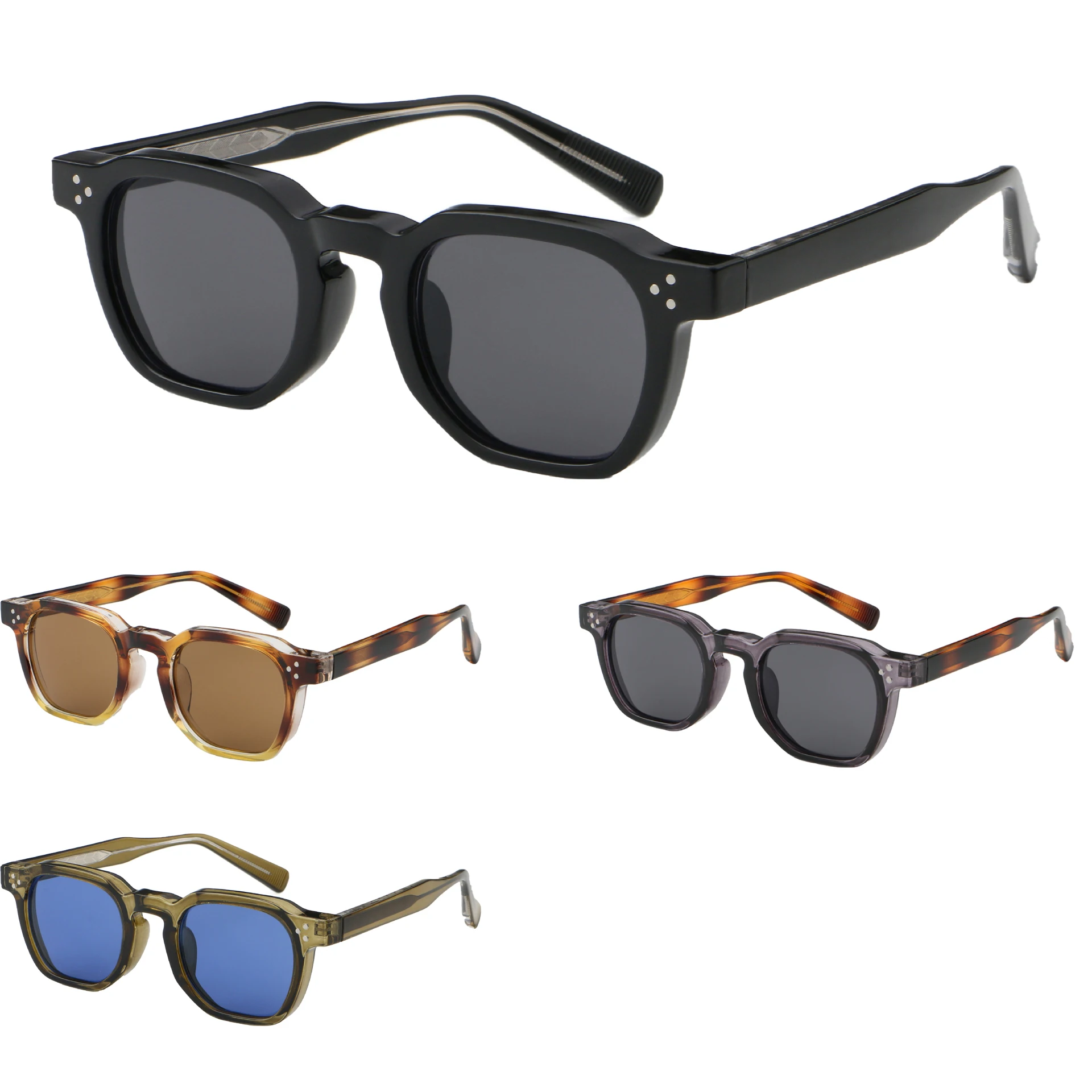 LBASHADES 6239 высококачественные модные 2025 солнцезащитные очки в небольшой прямоугольной оправе с логотипом на заказ дизайнерские для мужчин и женщин