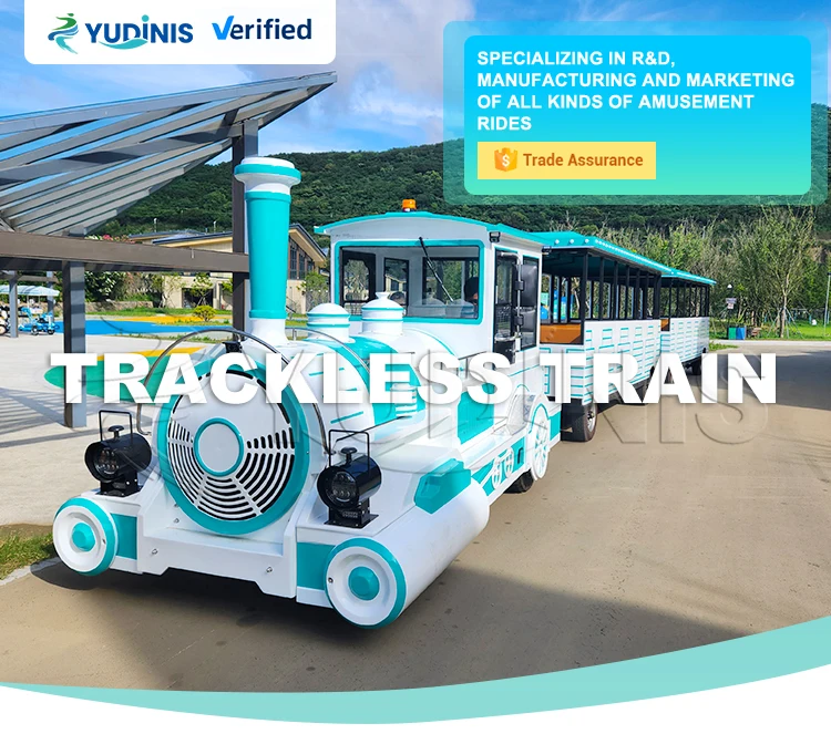 Kiddie Amusement Park Electric train Manufacturer Children trackless Tourist train Rides
