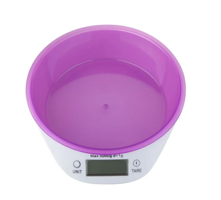 HOT Electronic weighing food scale Digital Kitchen Fruit Scale with bowl PT-2506