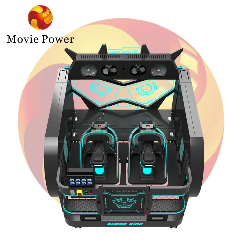 9D VR 2 Seater Interactive Game Simulator Virtual Reality Arcade Machine Indoor Game 9D Cinema Flight Simulator