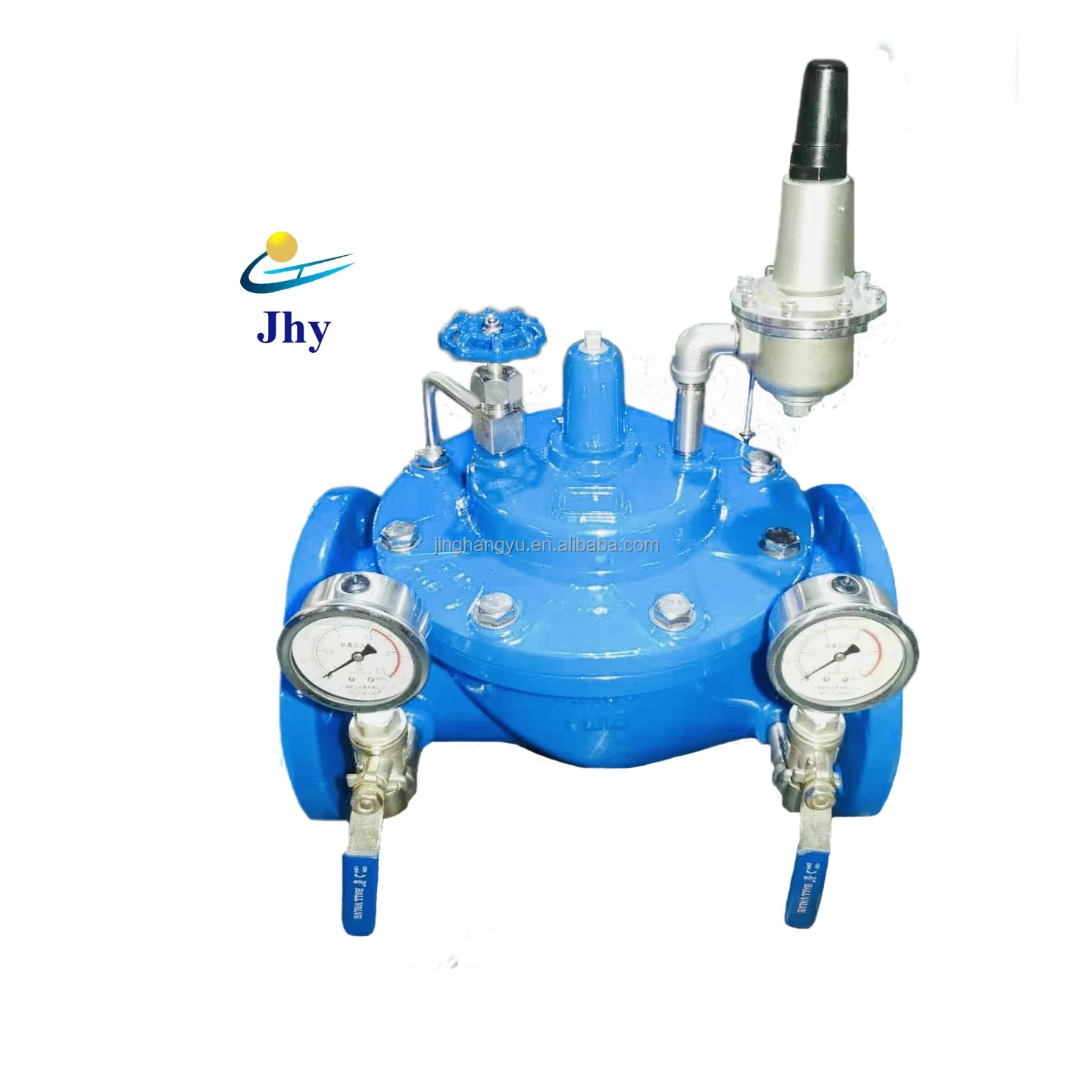 200X Ductile Iron Hydraulic Control Valve Water Control Pilot Operated Pressure Reducing Valve