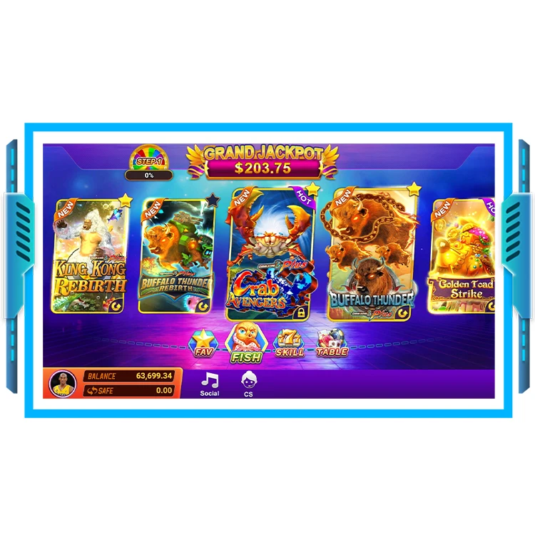 Intelligent Skill Game Online App Software X-game Coin Operated Game Online Arcade Fish Shooting App