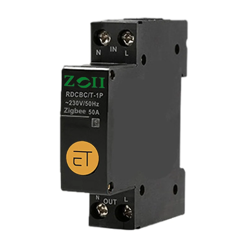 ZOII Электрический высококачественный умный автоматический выключатель Zigbee с дистанционным управлением от tuya дом реле типа